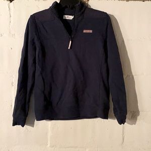 Navy Vineyard vines pullover XS